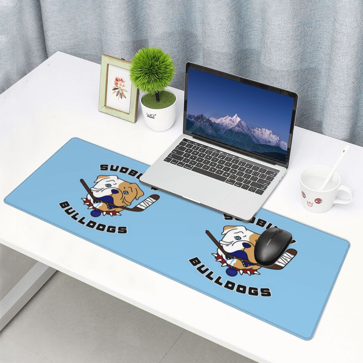Gaming Accessories Logo - Large Mouse Pad Sudbury Bulldogs -