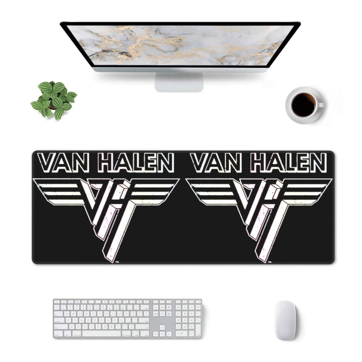 Gaming Accessories Logo - Large Mouse Pad Van Halen 5150