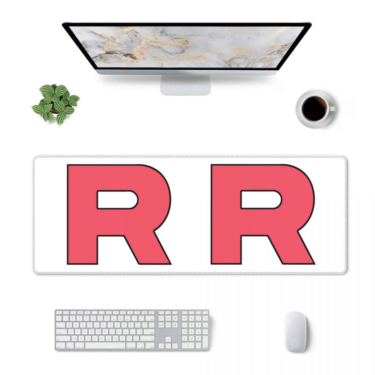 Gaming Accessories Logo - Large Mouse Pad Letter R Team