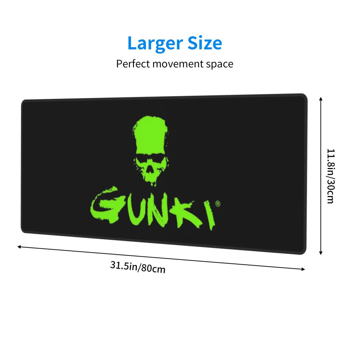 Large Mouse Pad Gunki Logo Gam - Gaming Accessories Logo recension och pris