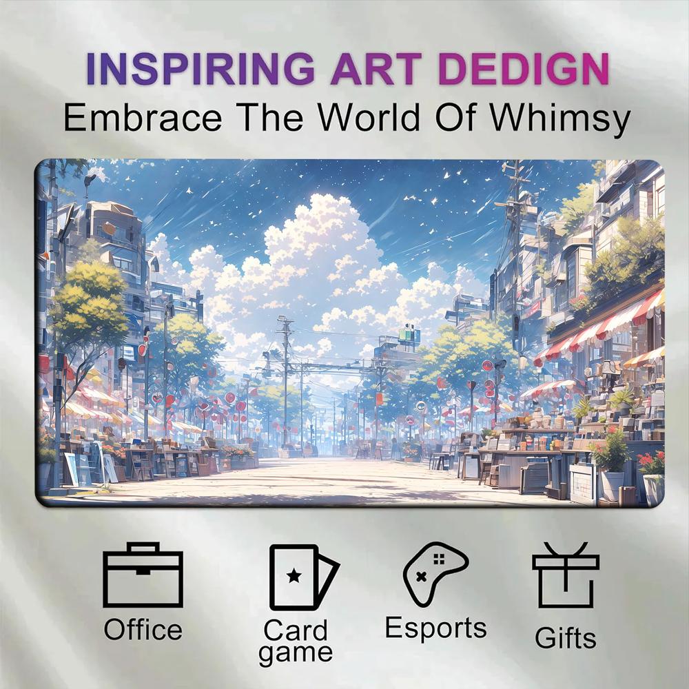 Anime Japanese City Street Sum - Gaming Accessories Market recension och pris
