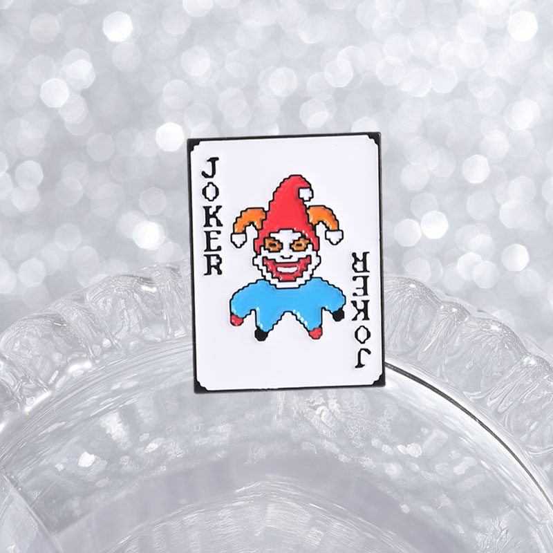 Poker Joker Enamel Pins Pixel  - Joker Gaming Accessories recension och pris