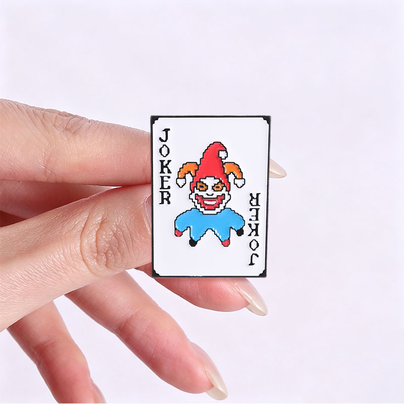 Poker Joker Enamel Pins Pixel  - Joker Gaming Accessories recension och pris