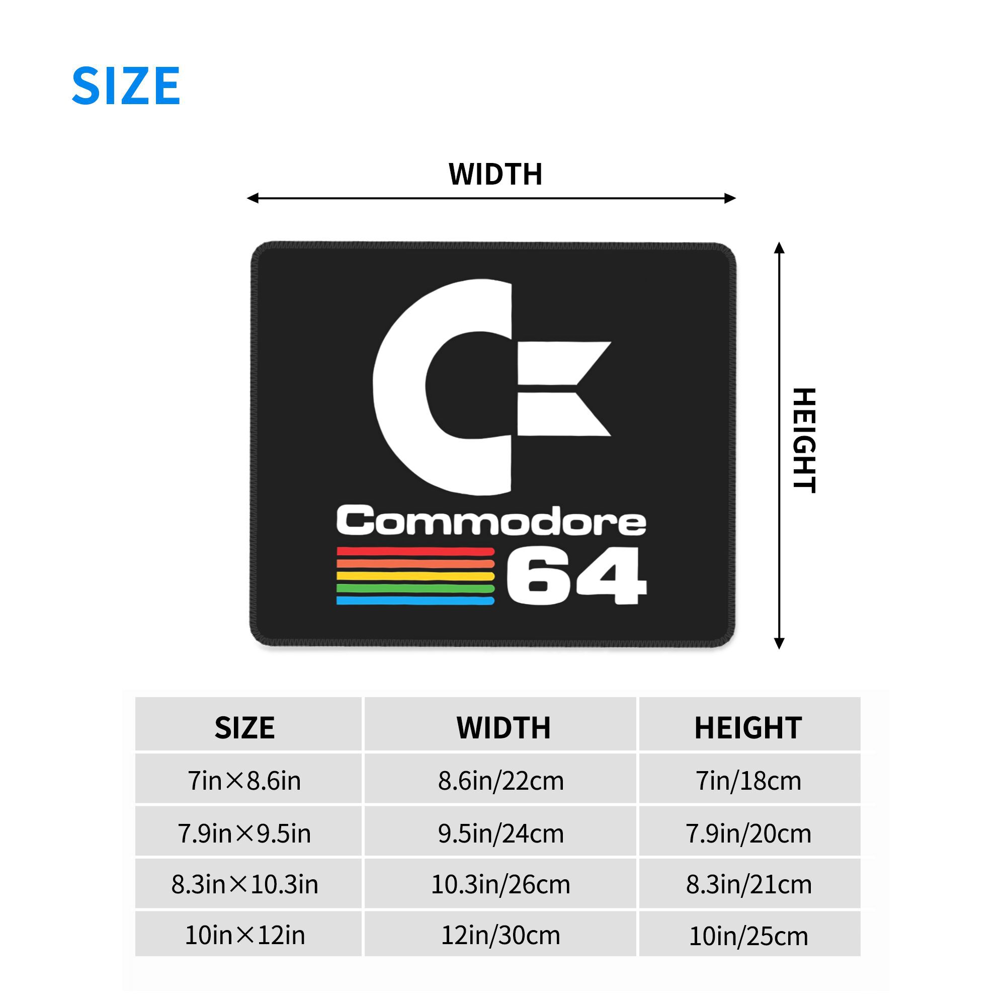 Commodore C64 Logo Mouse Pad C - Gaming Accessories Logo recension och pris