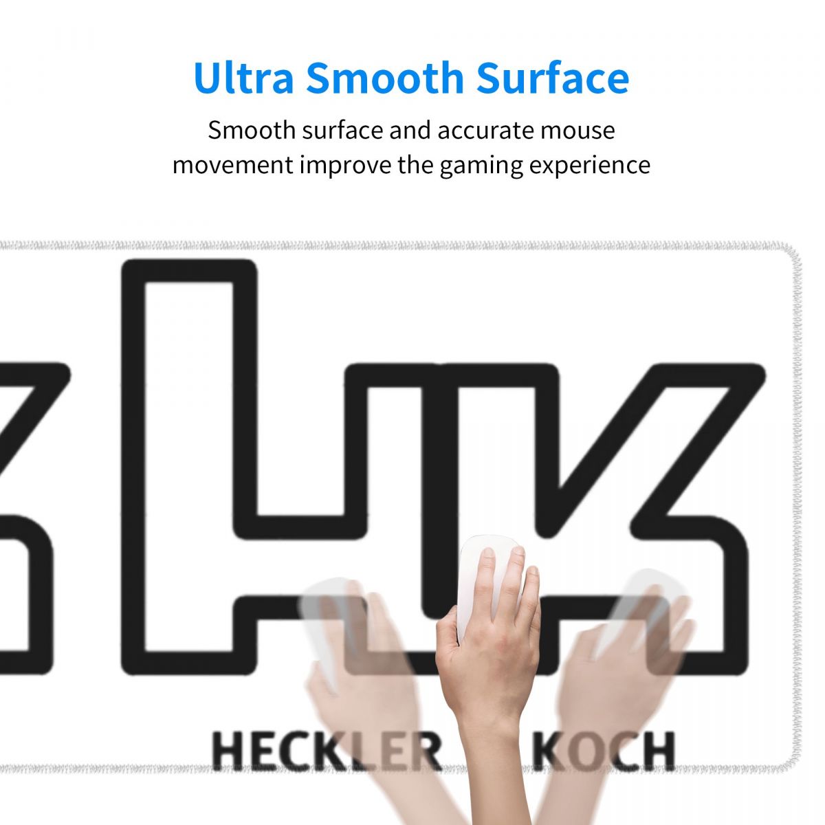 Large Mouse Pad Heckler Koch H - Gaming Accessories Logo recension och pris