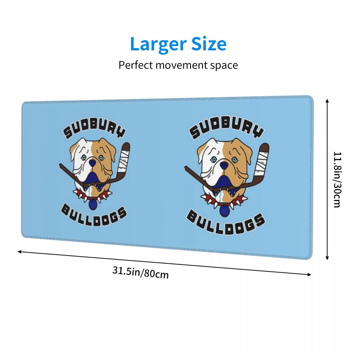 Large Mouse Pad Sudbury Bulldo - Gaming Accessories Logo recension och pris