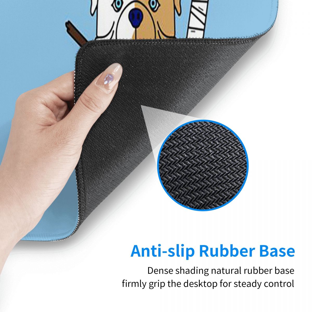 Large Mouse Pad Sudbury Bulldo - Gaming Accessories Logo recension och pris