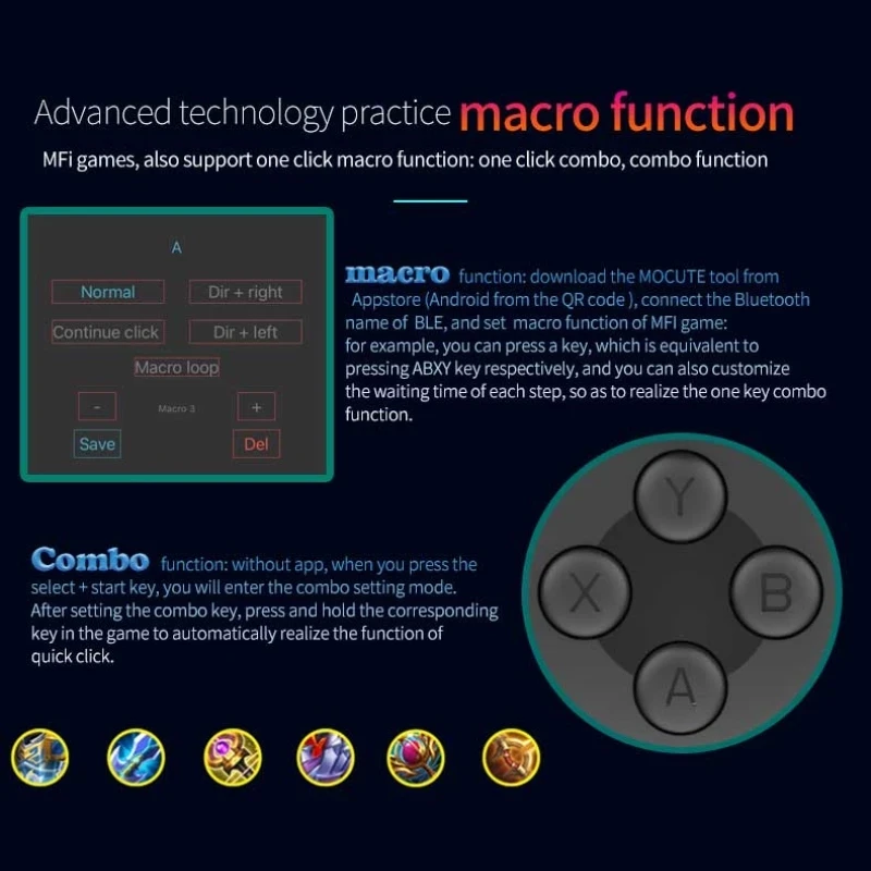 Cell Phone Gamepad Joystick Fo - Gaming Accessories Iphone recension och pris