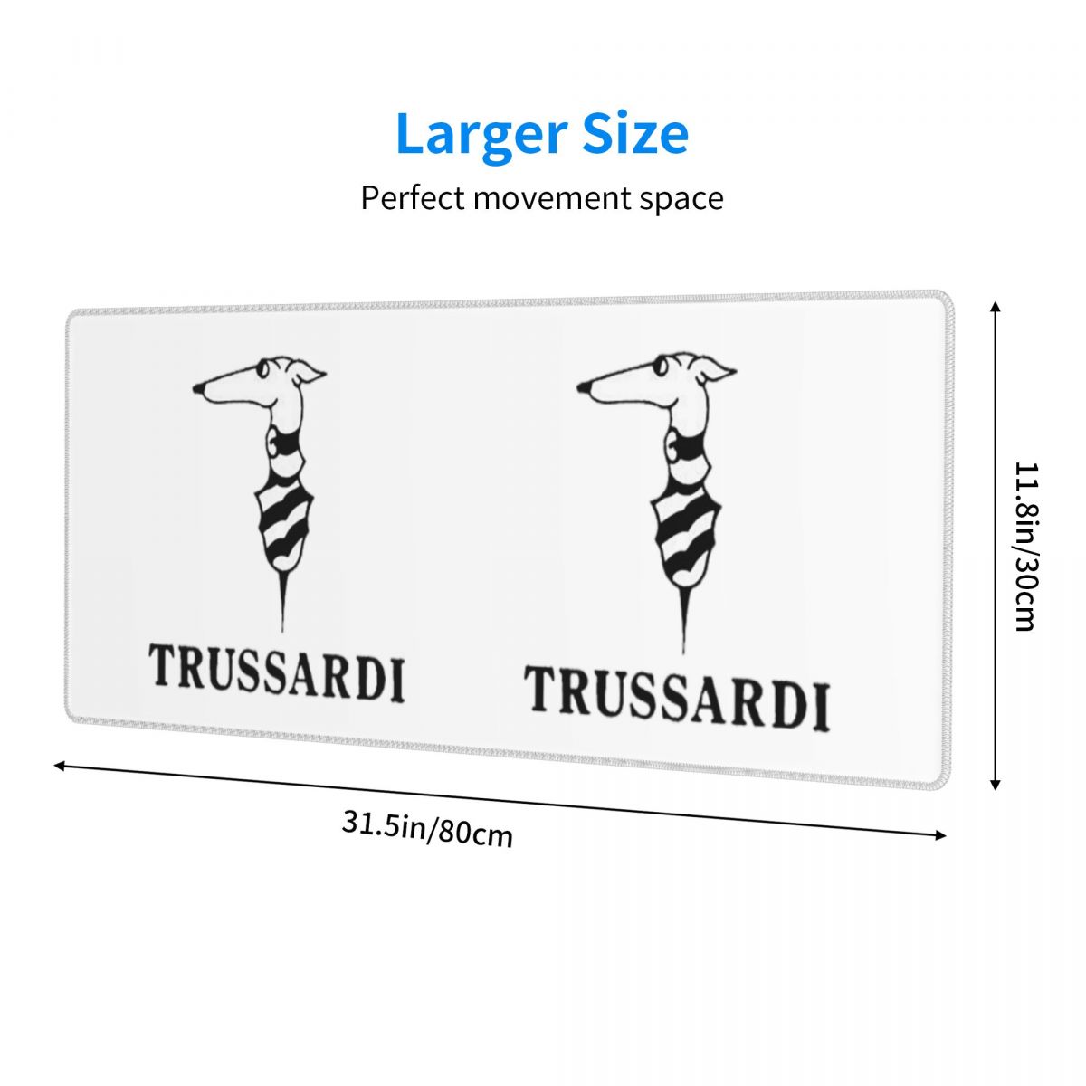 Large Mouse Pad Trussardis Log - Gaming Accessories Logo recension och pris