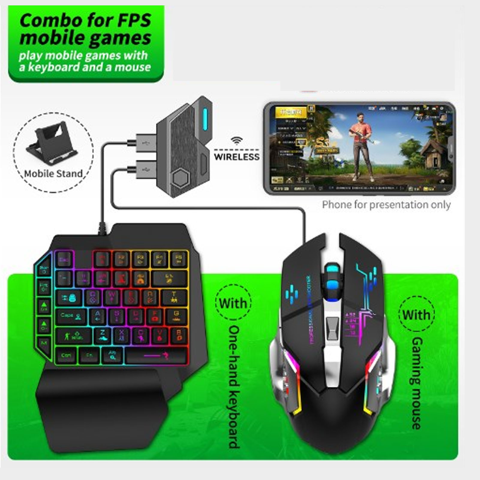 Keyboard Mouse Converter Set R - Gaming Accessories Phone recension och pris