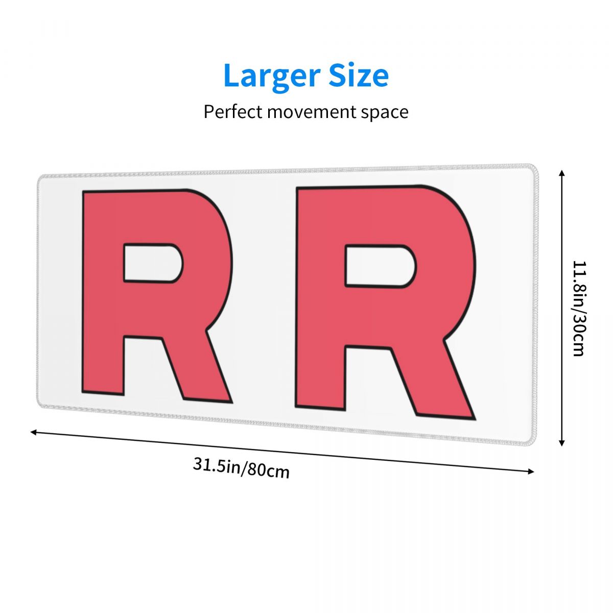 Large Mouse Pad Letter R Team  - Gaming Accessories Logo recension och pris
