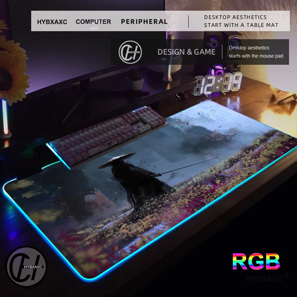 RGB Samurai Warrior Mouse Pad  - Gaming Accessories Companies recension och pris
