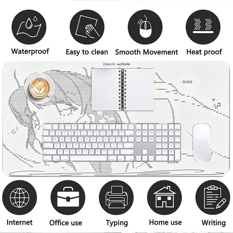 1Pcs Leather Mouse Pad Anime A - Gaming Accessories Wholesale recension och pris